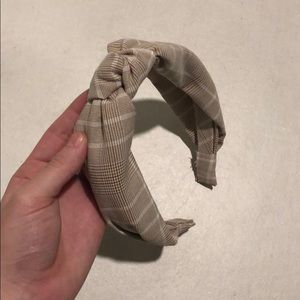 Plaid headband urban outfitters